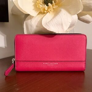 Marc Jacobs Vibrant Pink Wallet